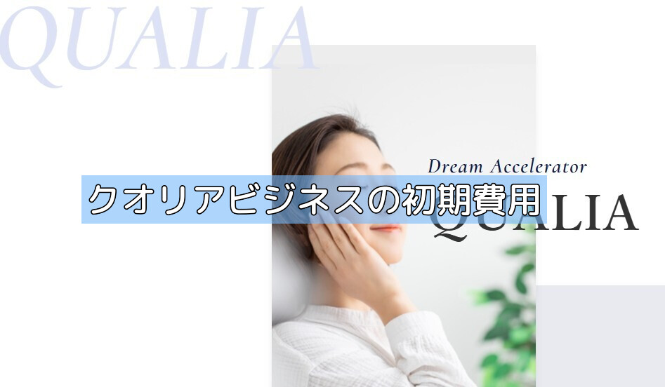 クオリアビジネスの初期費用の画像